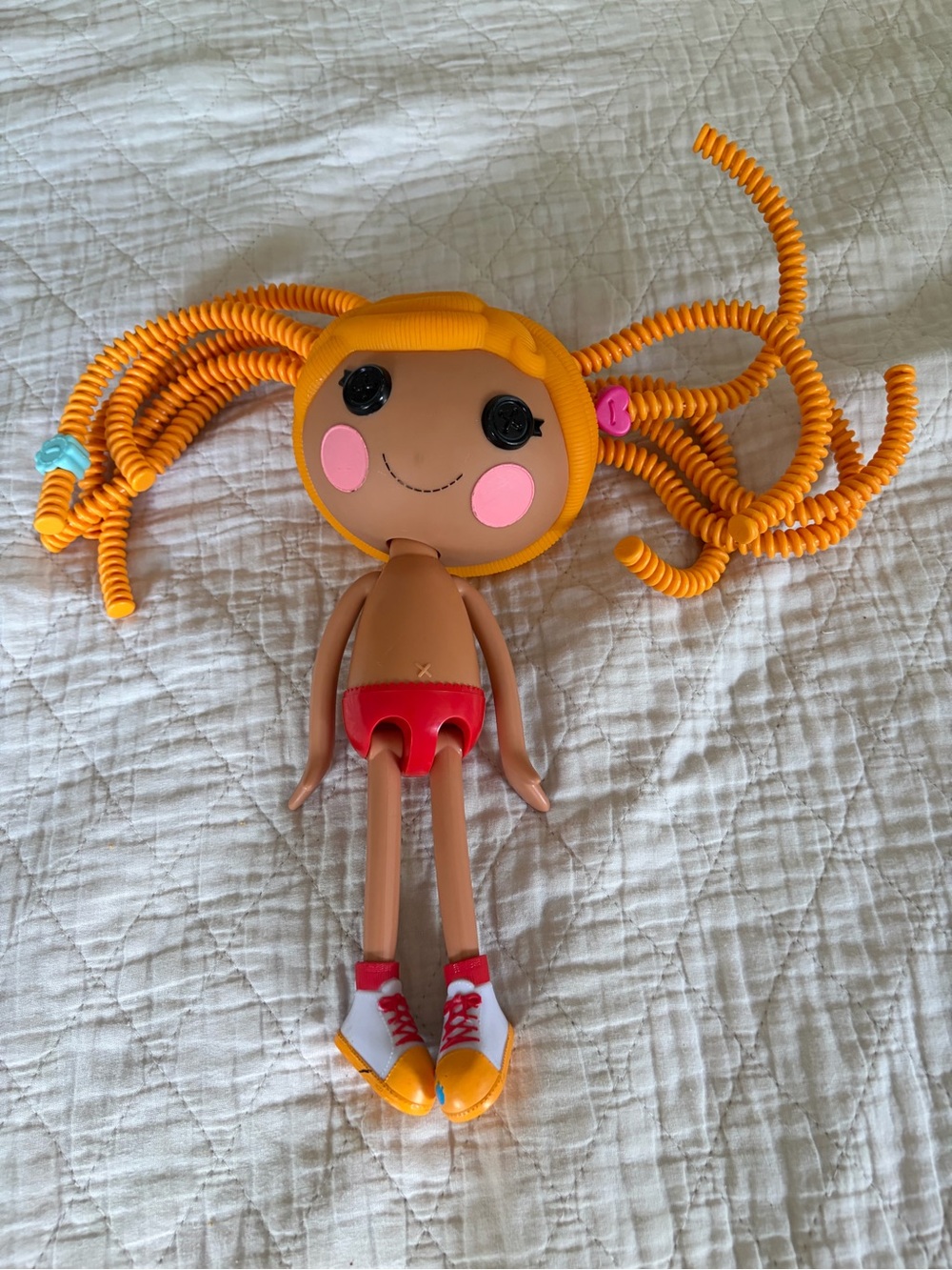 Lalaloopsy Silly Hair Doll Spot Splatter Splash 12" Orange Bendable Hair